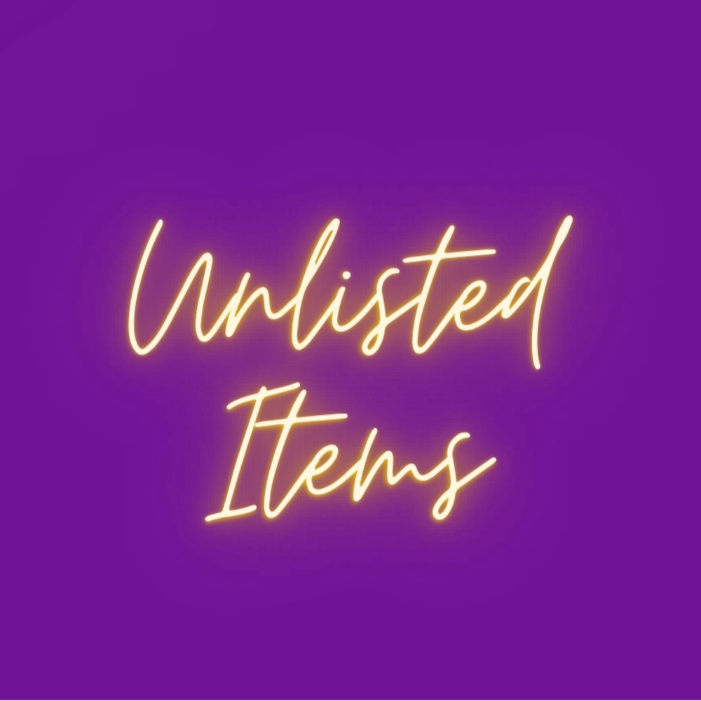 Unlisted items